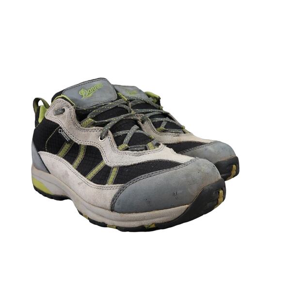 Danner Shoes Men 10 Hiking Boot St Helens Low 3" Leather Grey Green Sport Active - Picture 1 of 15